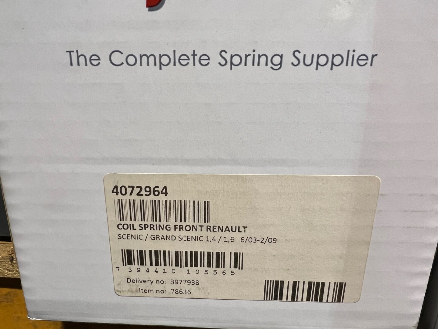 Lesjofors 4072964 Front Coil Spring fits Renault