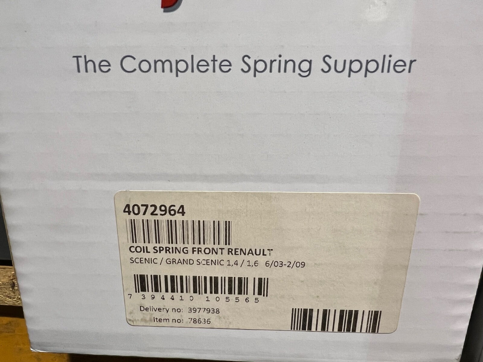 Lesjofors 4072964 Front Coil Spring fits Renault