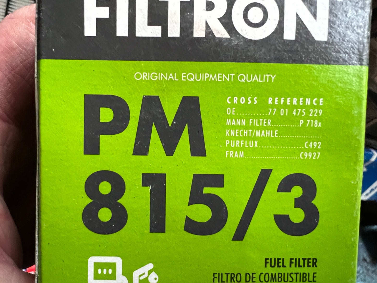Filtron PM815/3 Fuel Filter fits Nissan Renault Vauxhall Opel