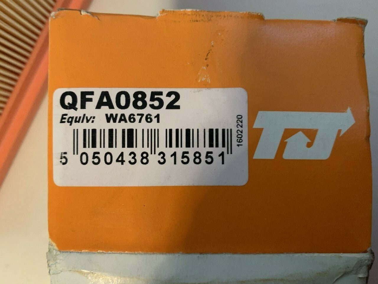 fits Nissan fits  Renault TJ Filters QFA0852 Air Filter