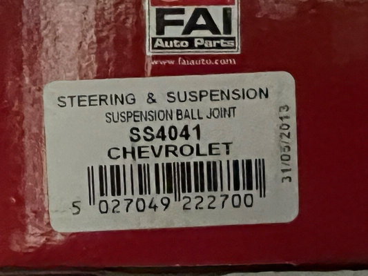 FAI SS4041 Ball Joint fits Chevrolet Aveo Kalos Daewoo Kalos