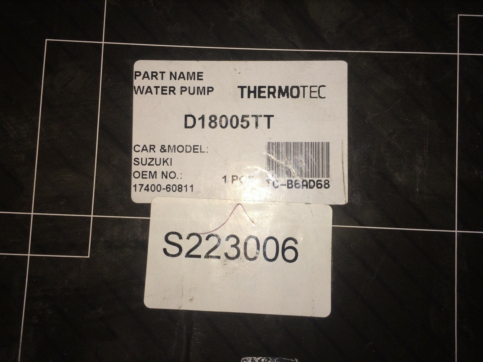 Thermotec D18005TT S223006 Water Pump fits Suzuki