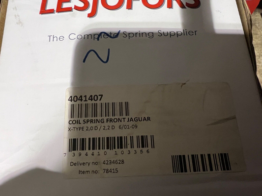 Lesjofors 4041407 Front Coil Spring fits Jaguar X Type 2001-2009 2.0 D 2.2 D