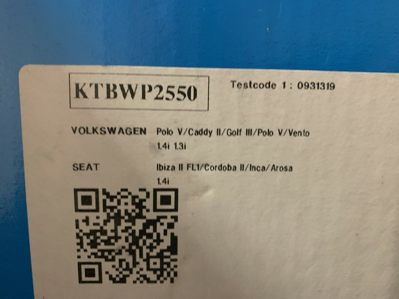 Dayco KTBWP2550 Timing Belt/Water Pump Kit Fits Seat VW Volkswagon