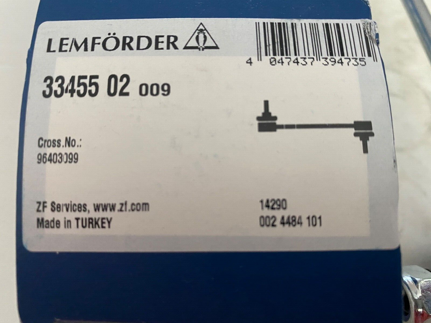 Lemforder 3345502 Stabilizer Drop Link fits Chevrolet Daewoo Lacetti Nubira