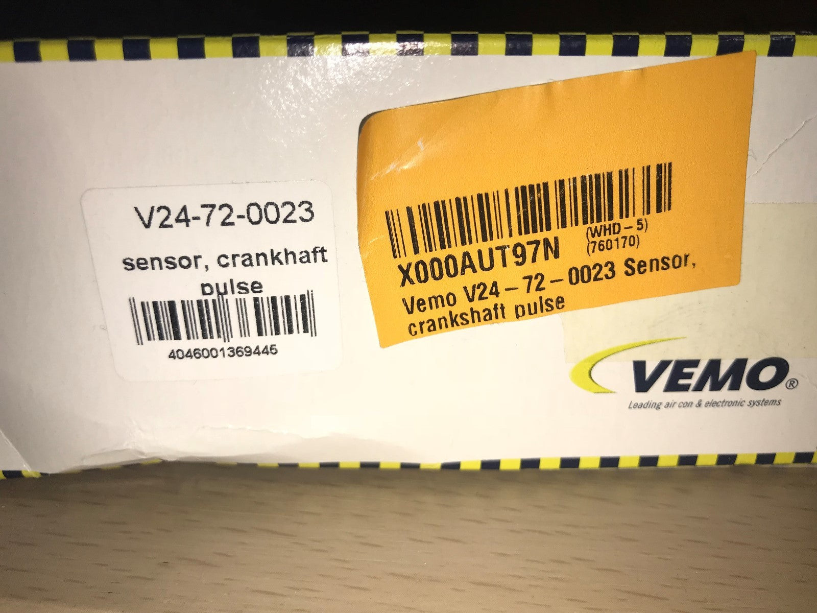 Crankshaft Sensor Fiat Barchetta Brava Coupe Marea Lancia Dedra V24-72-0023