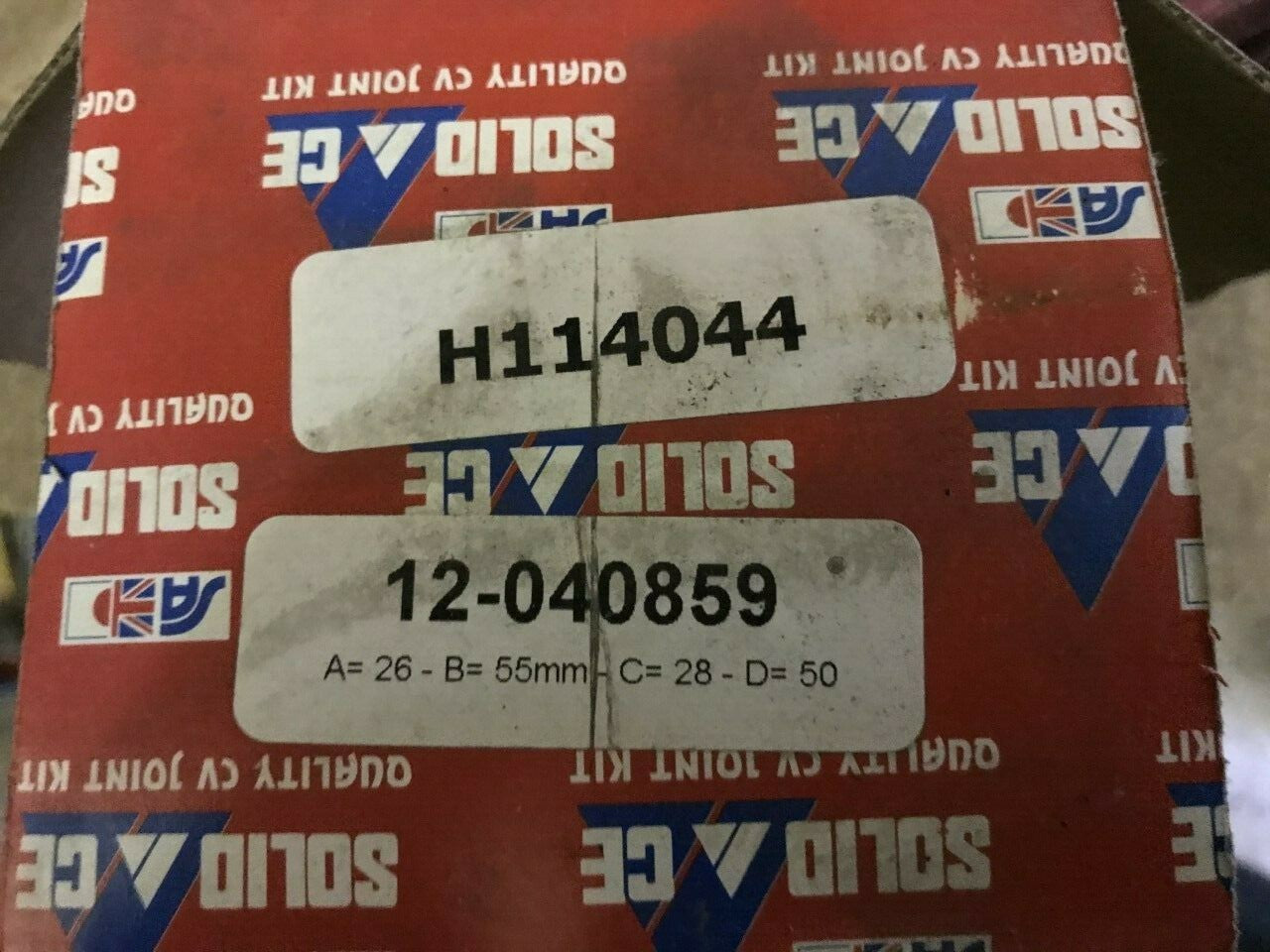 Honda Civic Civic Aerodeck Fastback HRV HR-V Solid Auto H114044 CV Joint Kit