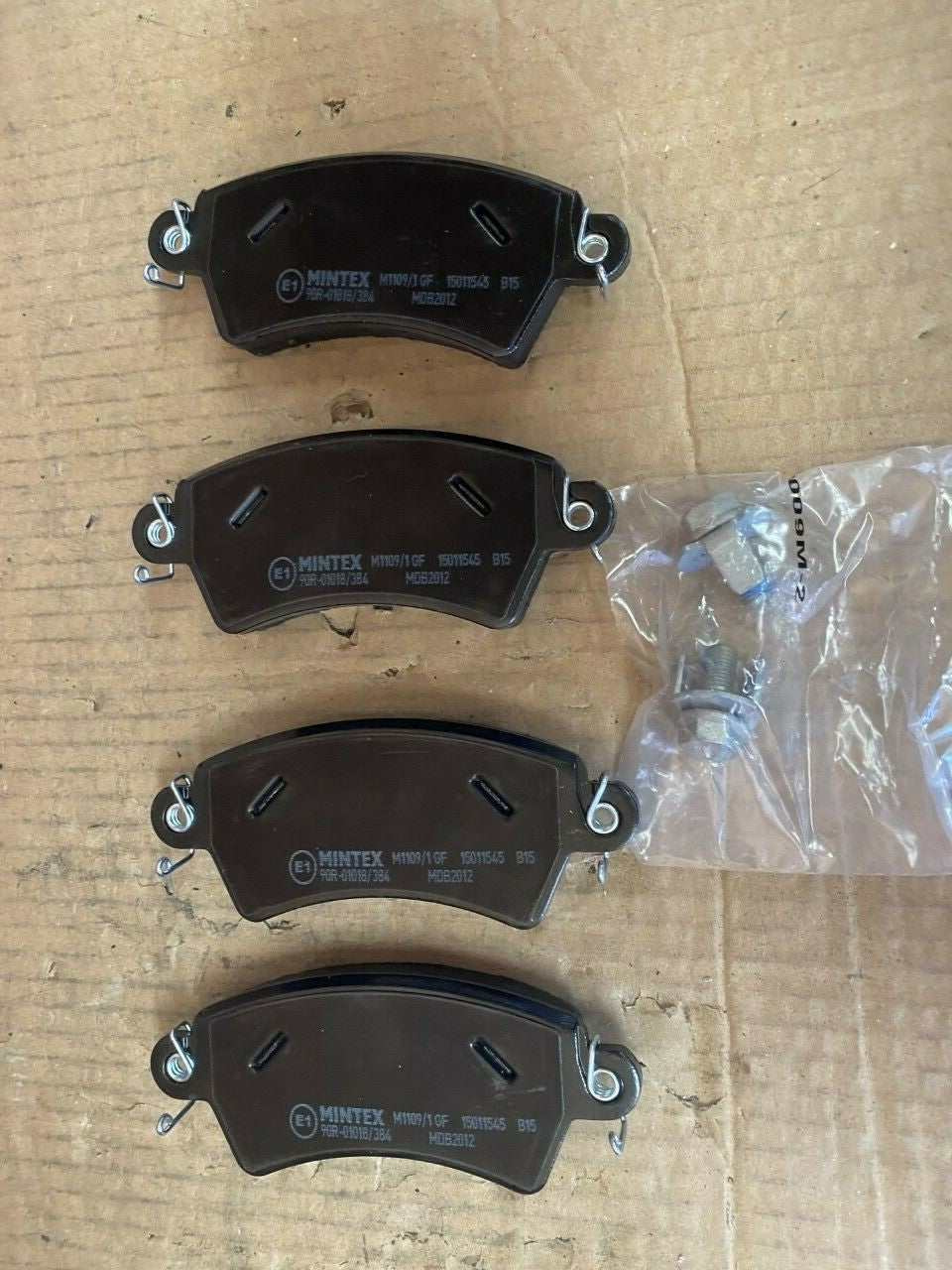 Mintex MDB2012 Front Brake Pad Set fits Citroen Peugeot