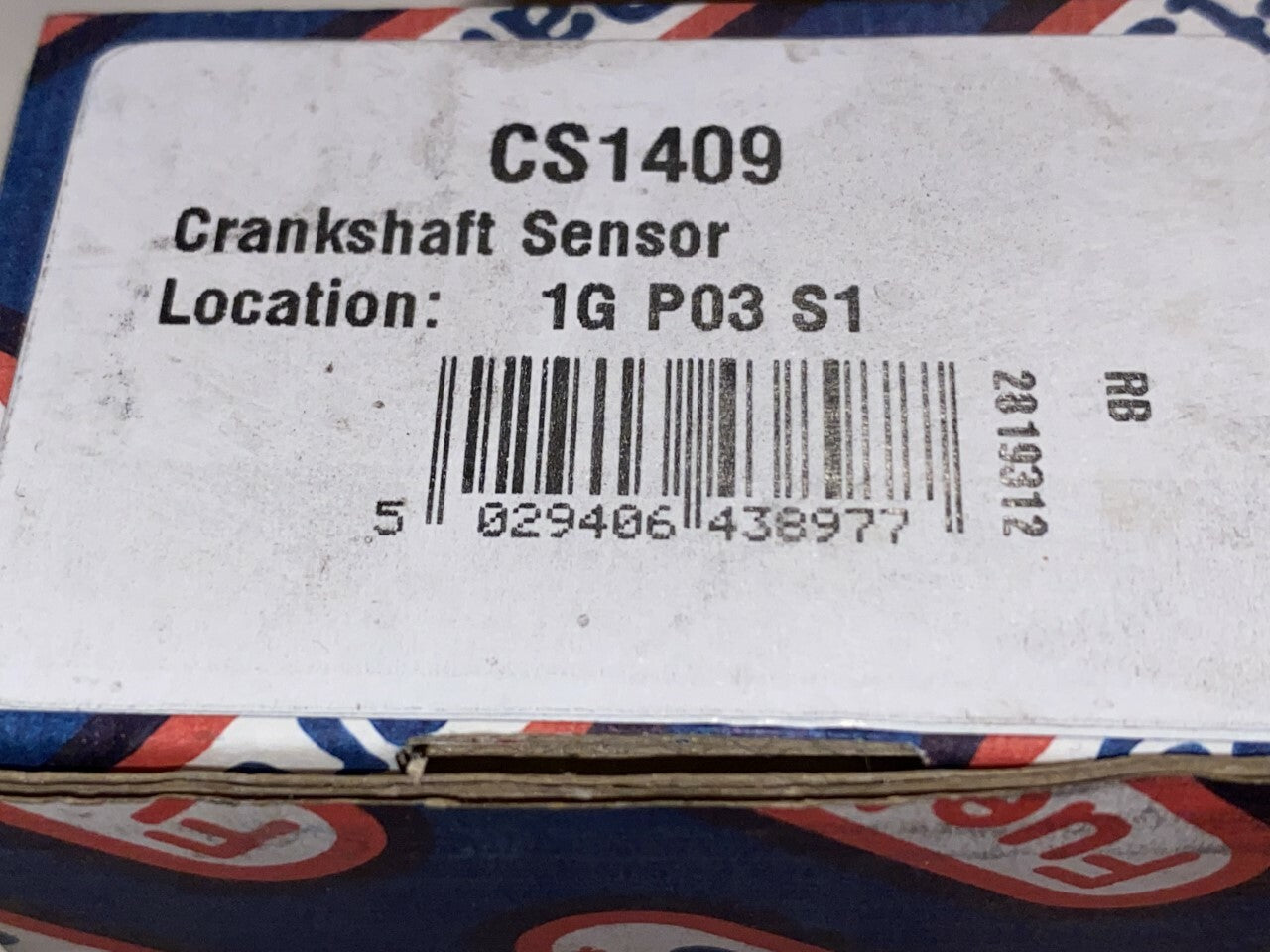 Fuel Parts CS1409 Crank Angle Sensor Crankshaft Sensor