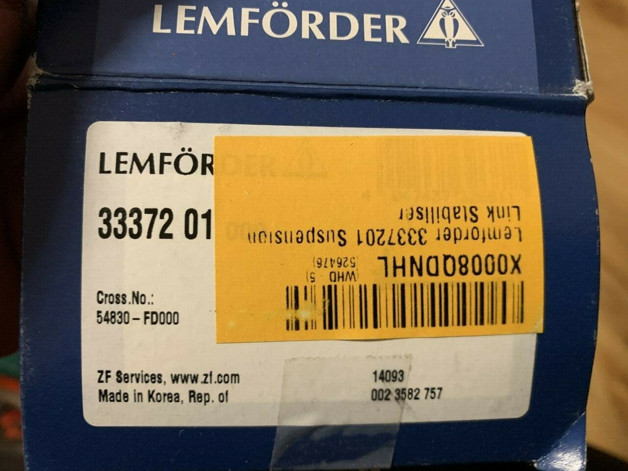 Lemforder 3337201 Stabilizer Link Arm Drop Link 