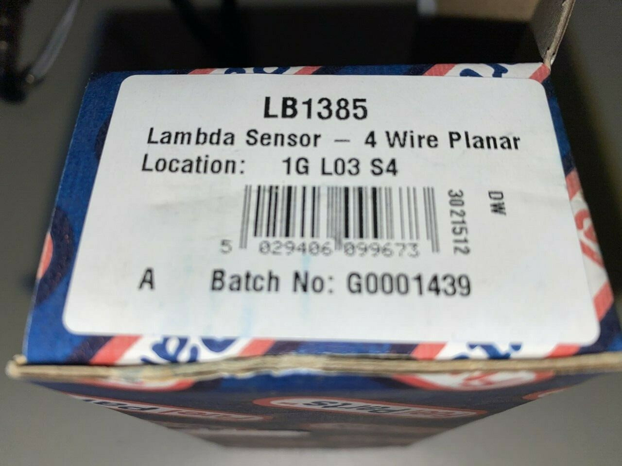 Fuel Parts LB1385 Lambda Sensor Oxygen o2 Sensor fits