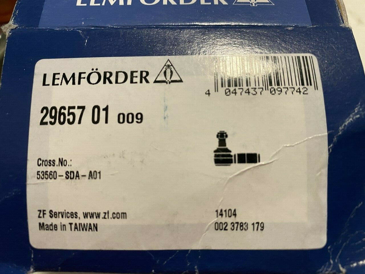 Lemforder 2965701 Tie Rod End Track Rod End fits Honda