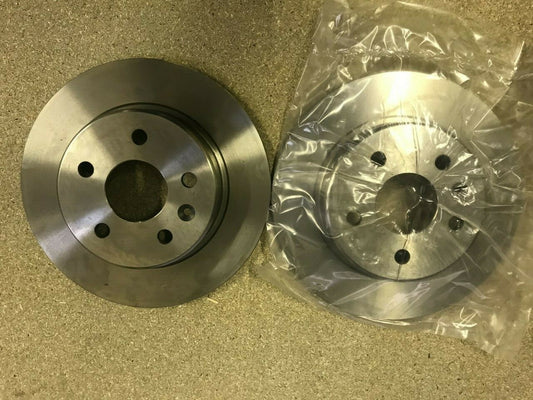 Rear Solid Brake Discs Pair Vauxhall Astra K 2015-2017 National NBD1917