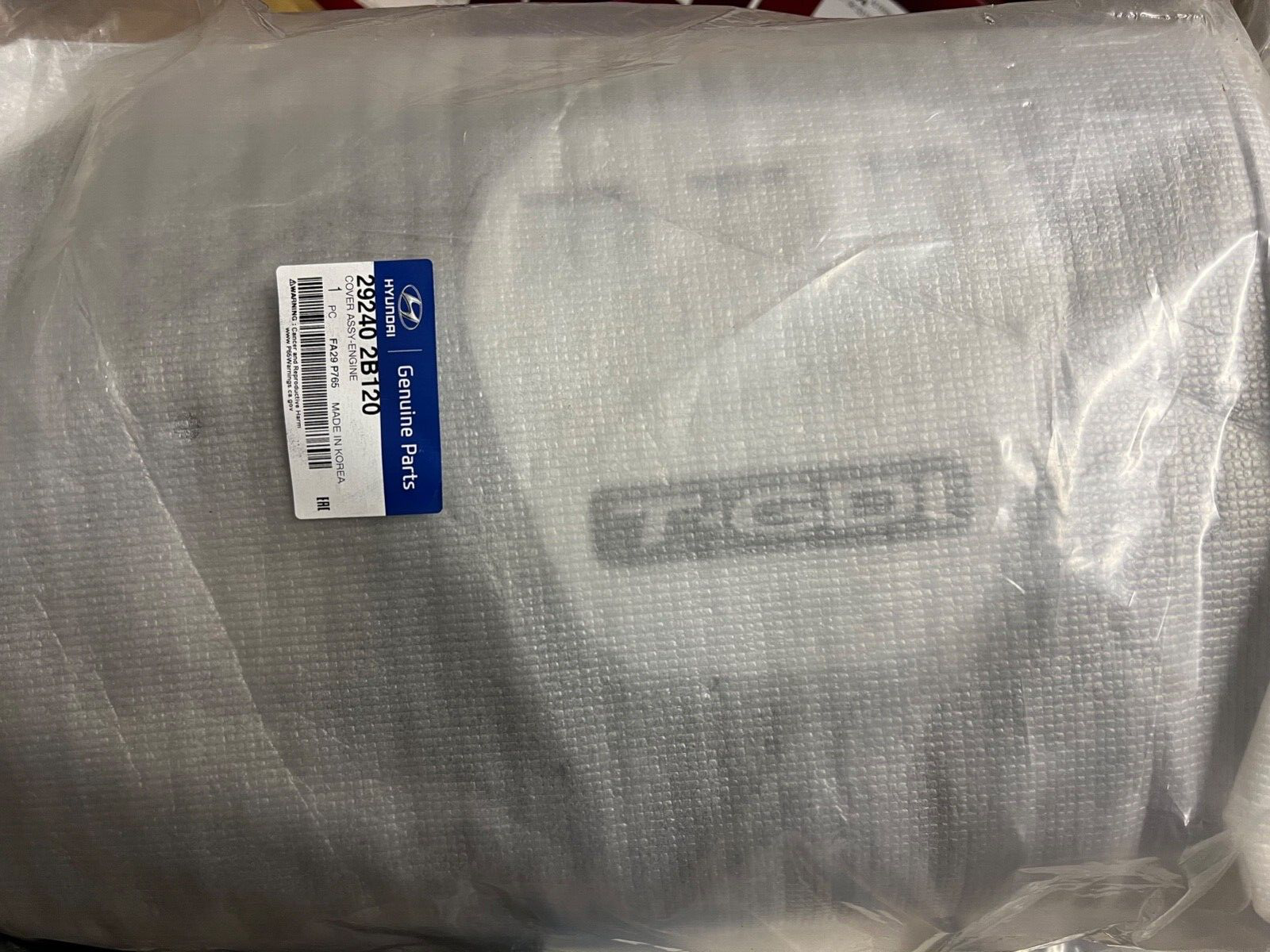 2924042B120 New Genuine Hyundai Engine Cover fits Kona Tucson Kia Sportage