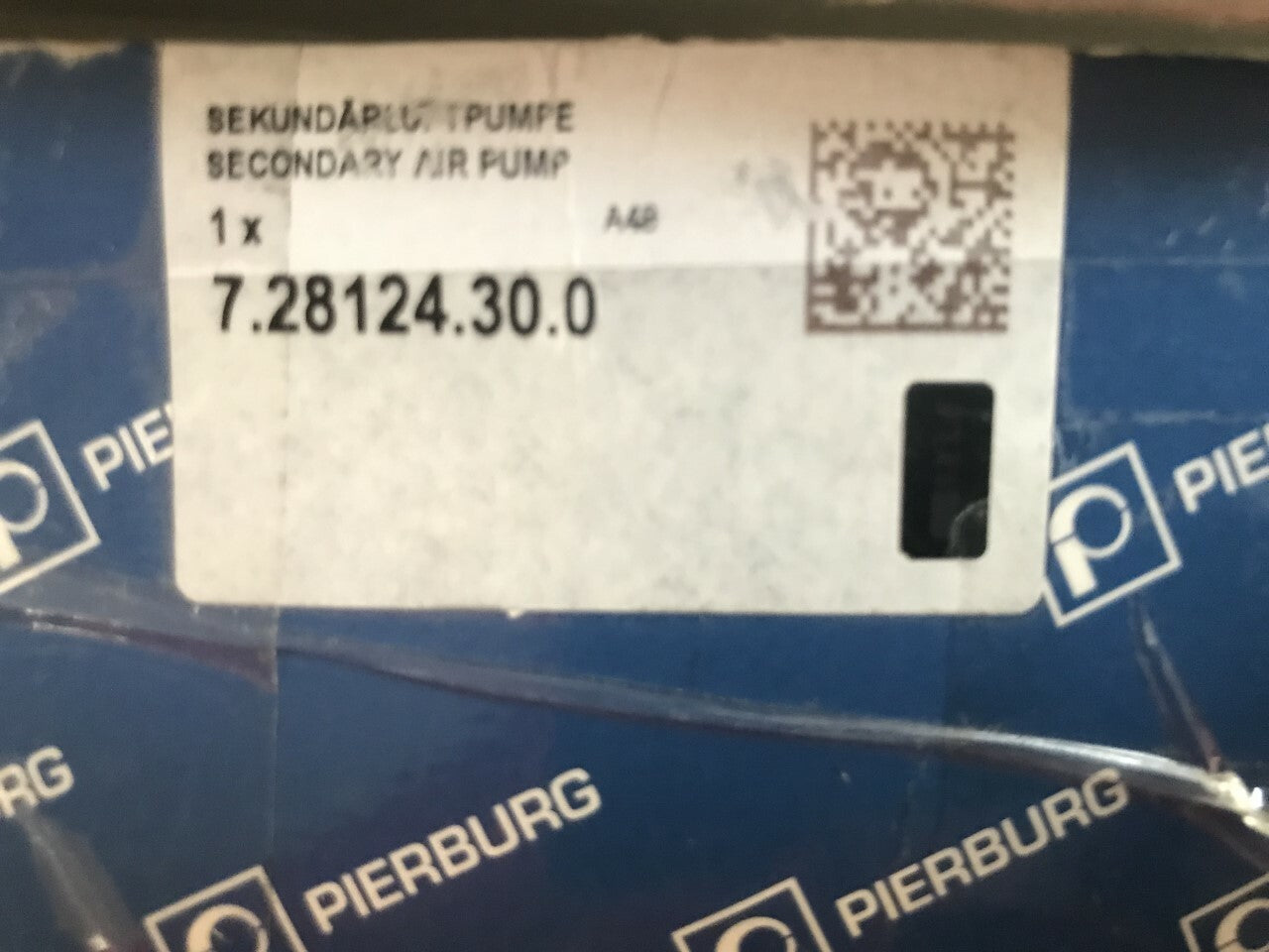 fits BMW 3 Series M3 E90 2007-2011 Secondary Air Pump 7.28124.30.0 728124300