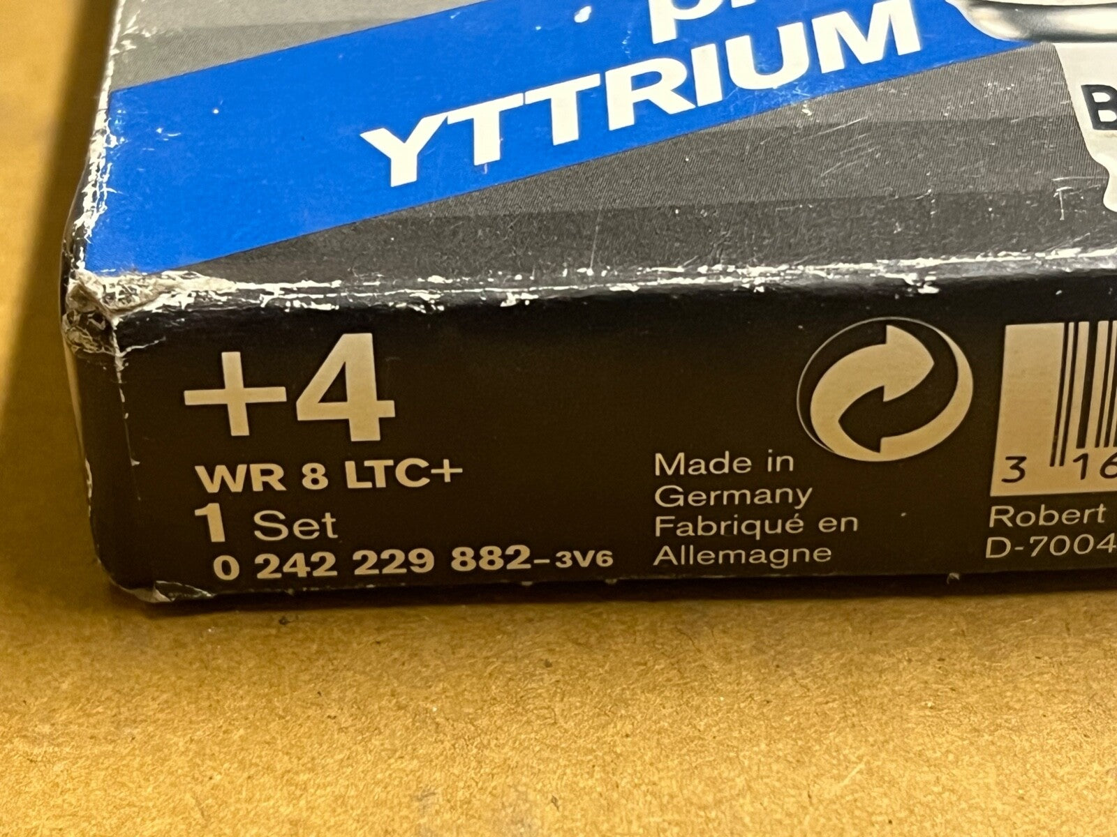 Bosch 0242229882 WR8LTC+ Spark Plugs Set of 4