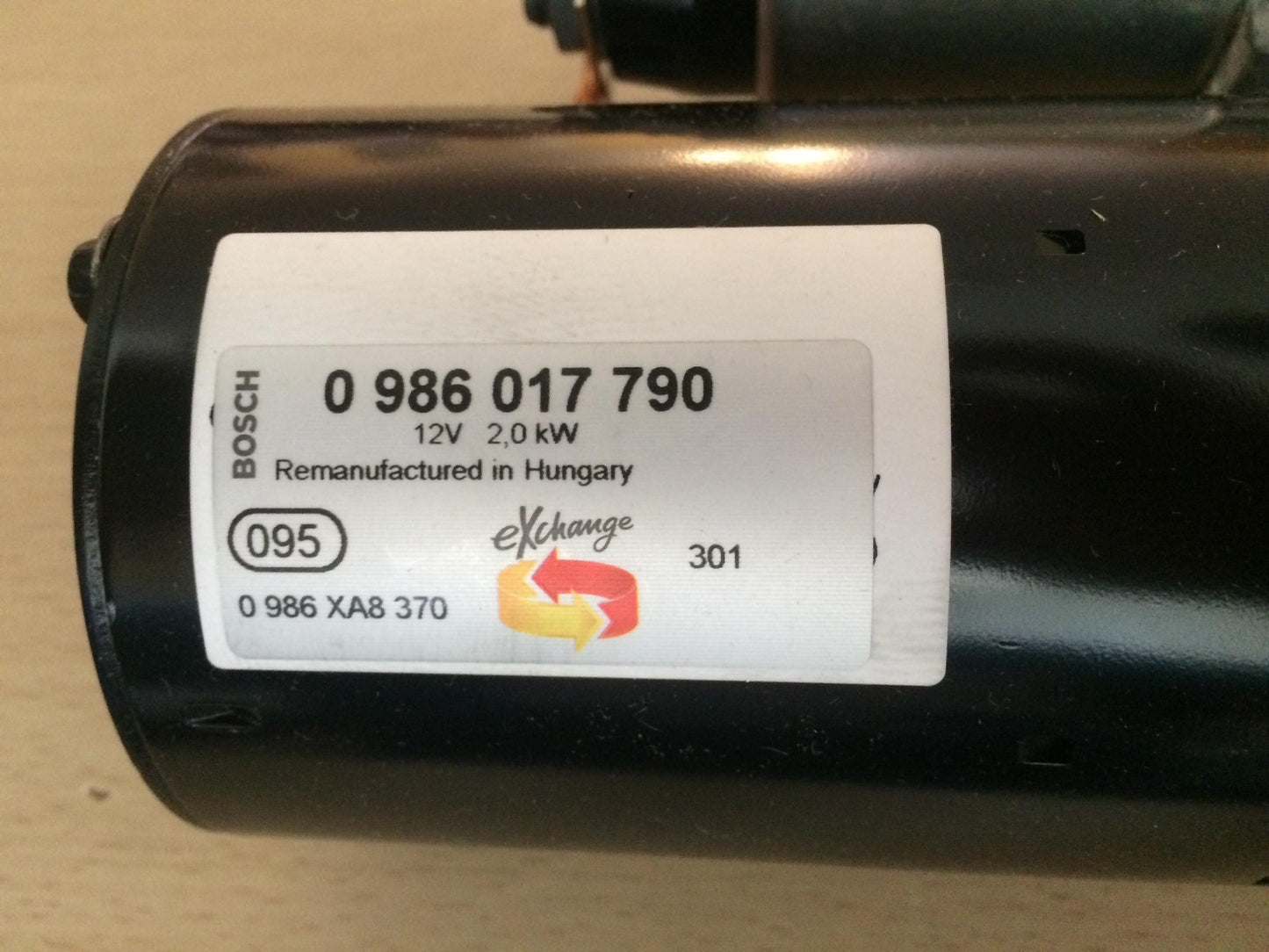Starter Motor Alfa Fiat Lancia12v 2KW Bosch 0986017790 NO SURCHARGE