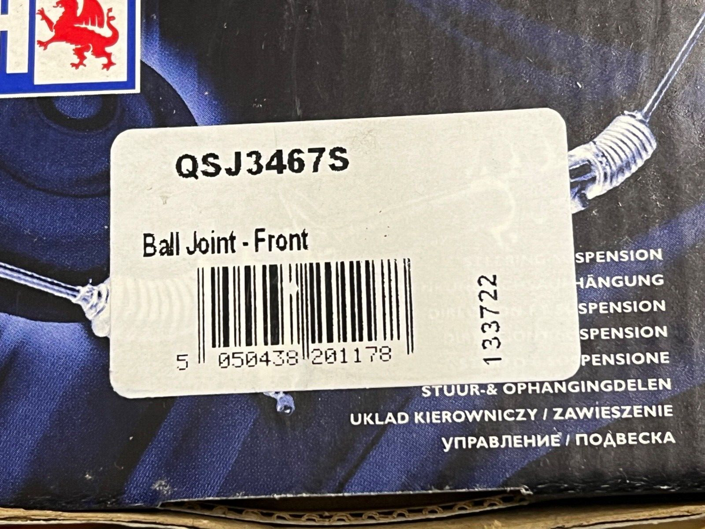 QH QSJ3467S Front Ball Joint fits Nissan Navara Pathfinder