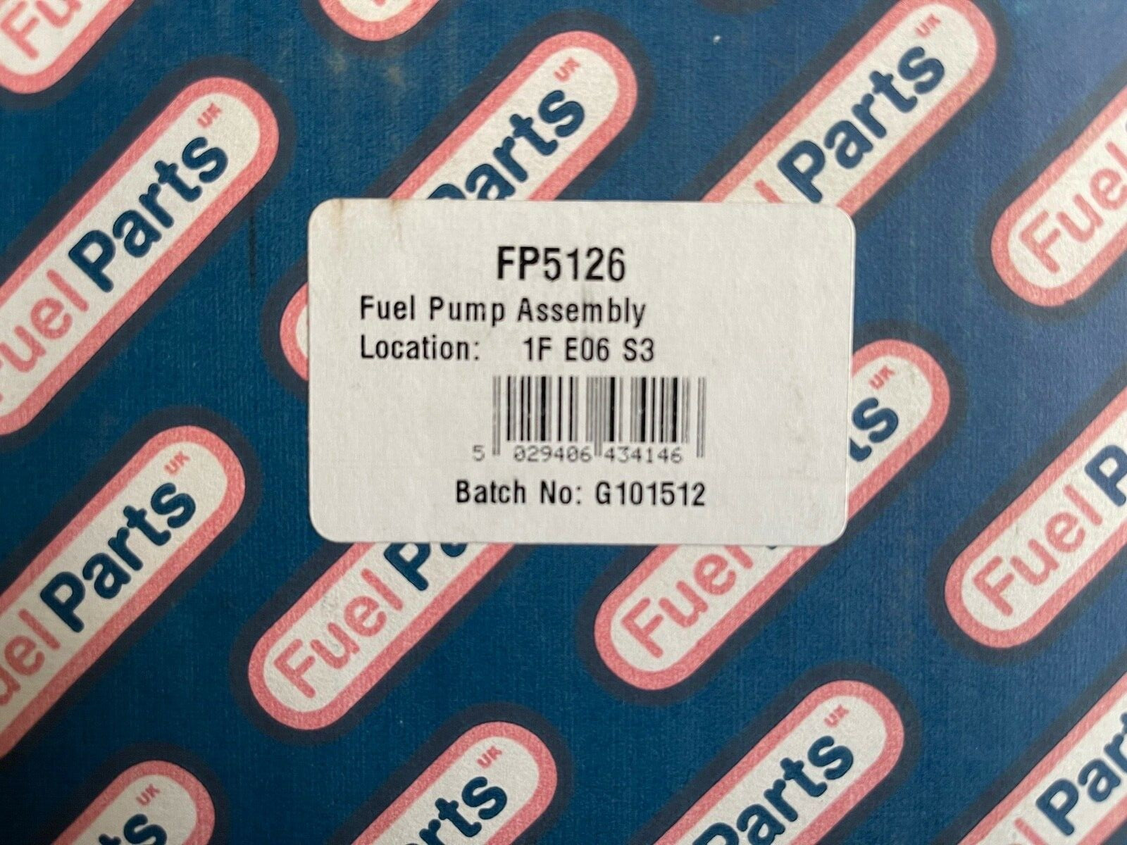 Fuel Parts FP5126 Fuel Pump fits Fiat