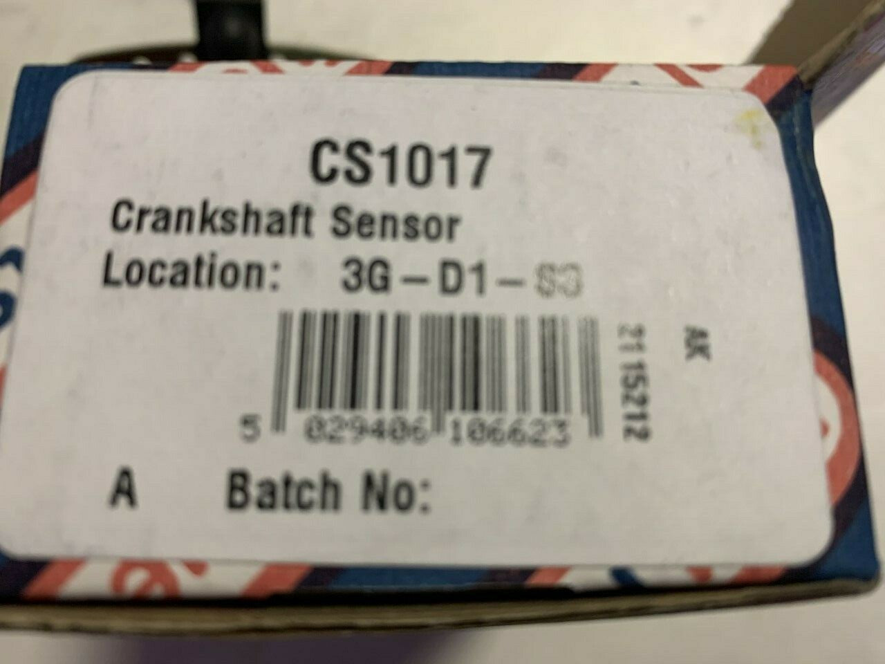 Fuel Parts CS1017 Crank Angle Sensor fits Renault