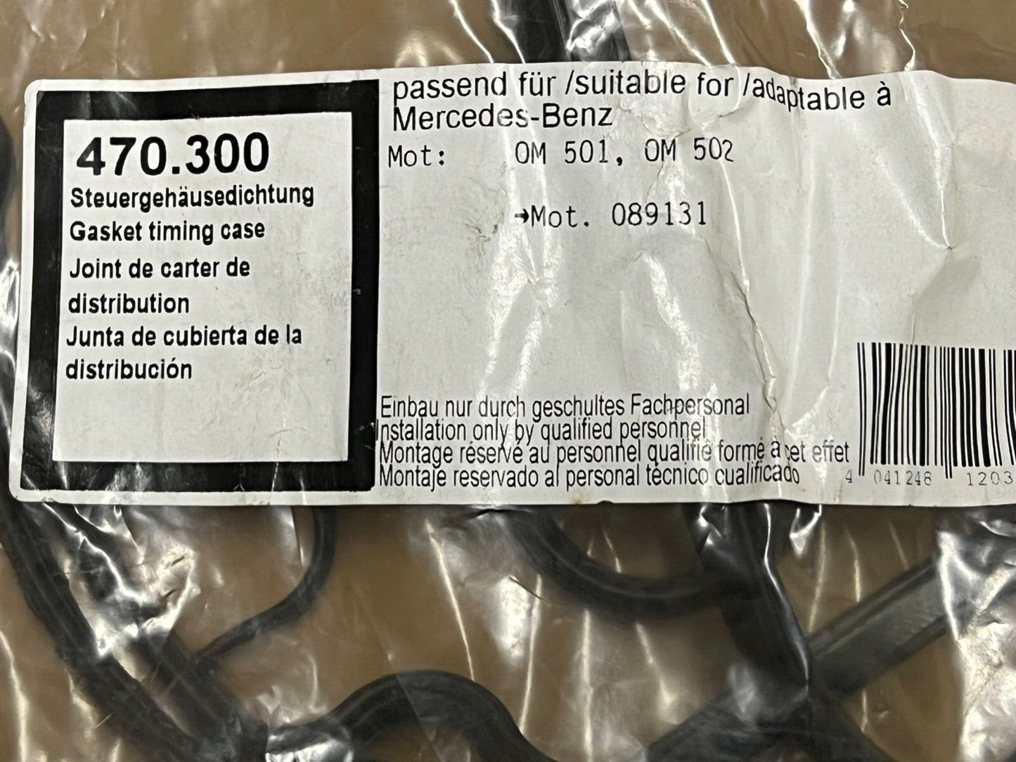 Elring 470.300 Timing Cover Gasket fits Mercedes Actros