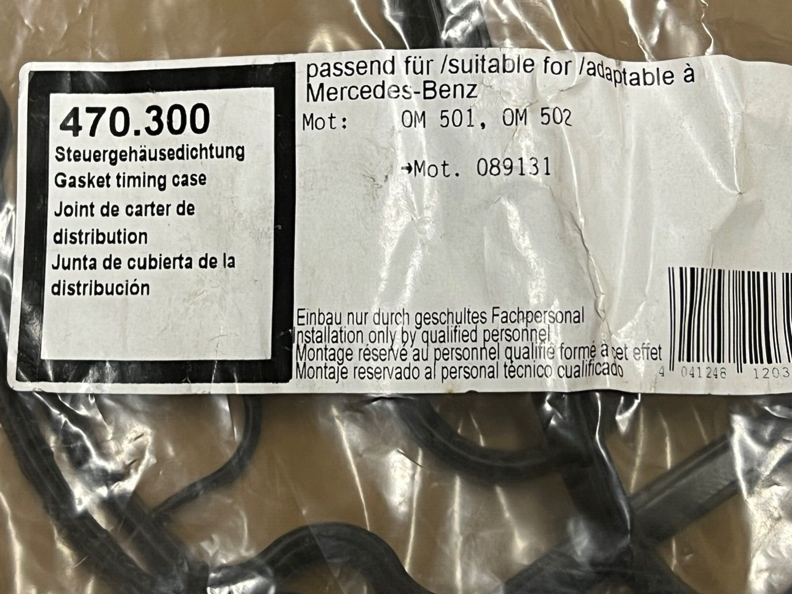 Elring 470.300 Timing Cover Gasket fits Mercedes Actros