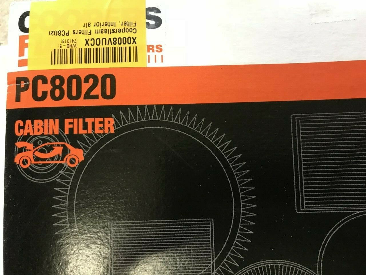 Cabin Pollen Filter Porsche 911 1997-2005 Targa 2001-2005 Boxster 96-on PC8020