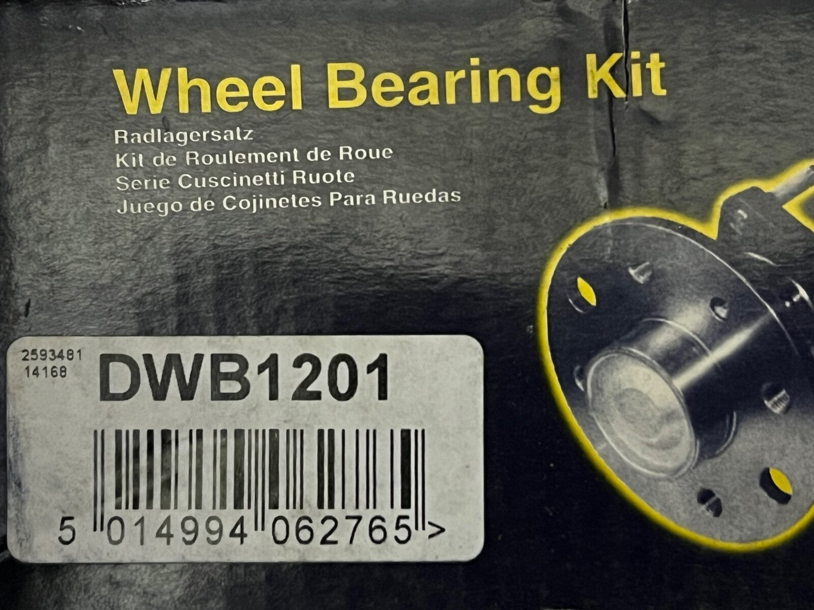 DWB1201 Rear Wheel Bearing fits BMW 5 Series E39 E60