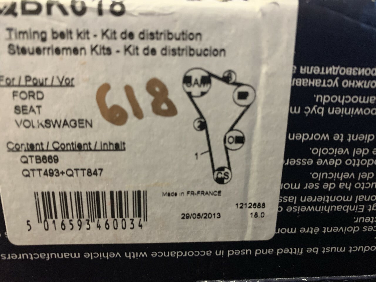 QH QBK618 Timing Belt Kit fits Ford Seat VW Volkswagon