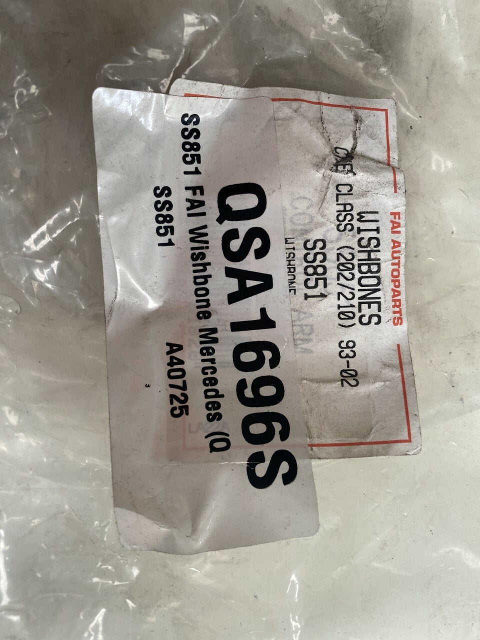 FAI SS851 Track Control Arm Suspension Arm fits Mercedes