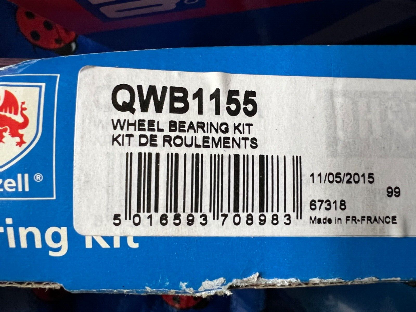 QH QWB1155 Rear Wheel Bearing Kit Fitsudi Seat VW Volkswagen