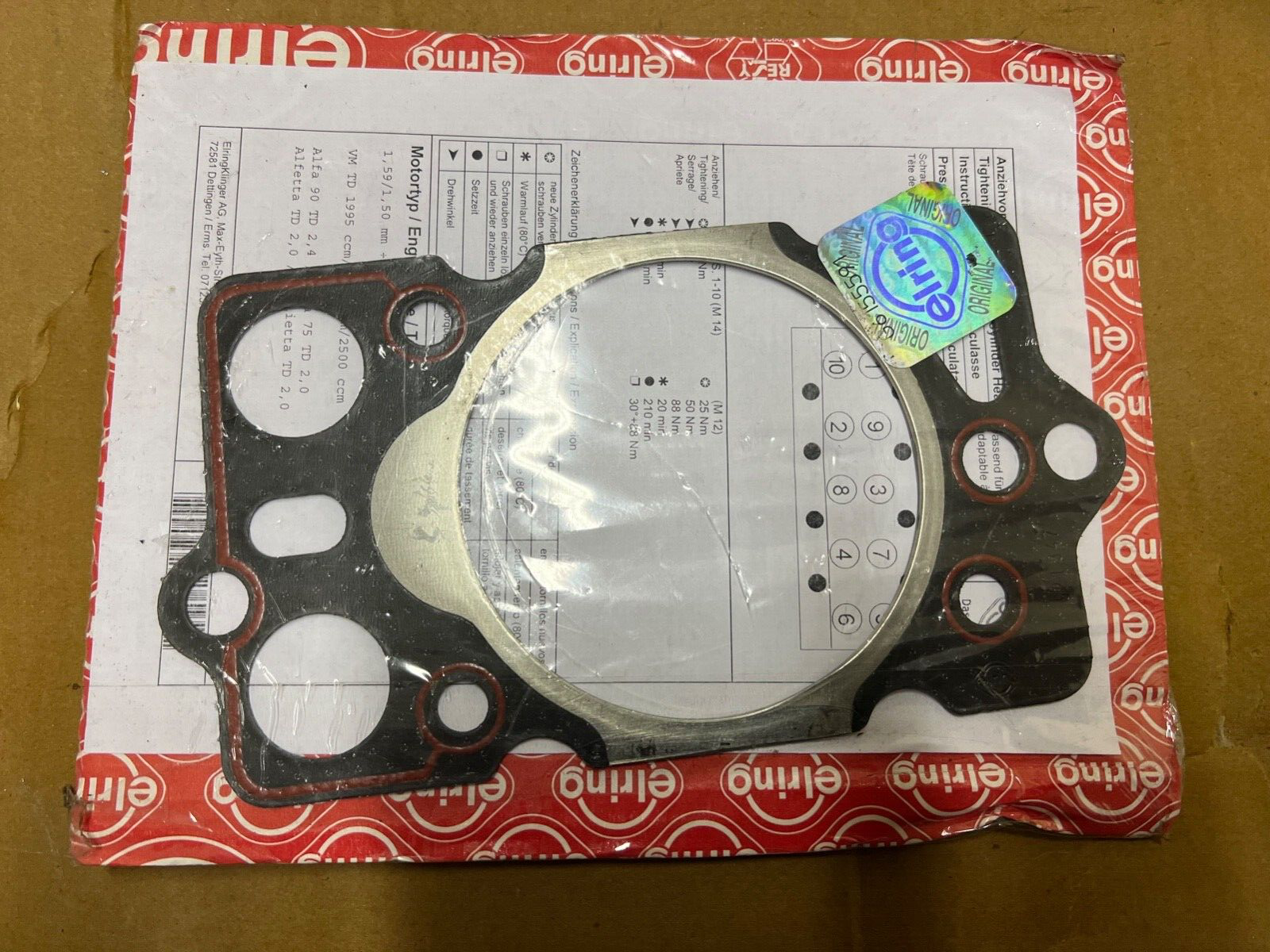 Elring 521.347 Head Gasket fits Alfa Romeo Chrysler Ford Jeep Vauxhall Rover