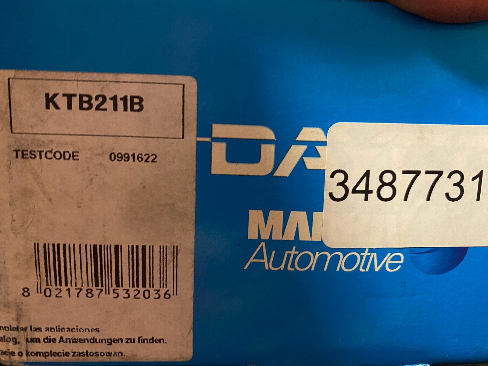 Dayco KTB211B Timing Belt Kit