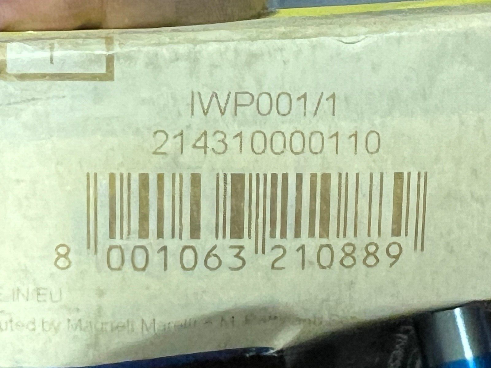 MAGNETI MARELLI 214310000110 IWP001  Petrol FUEL INJECTOR FOR FIAT