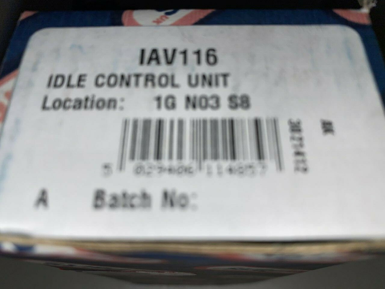 Fuel Parts IAV116 Idler Control fits Vauxhall Opel Renault