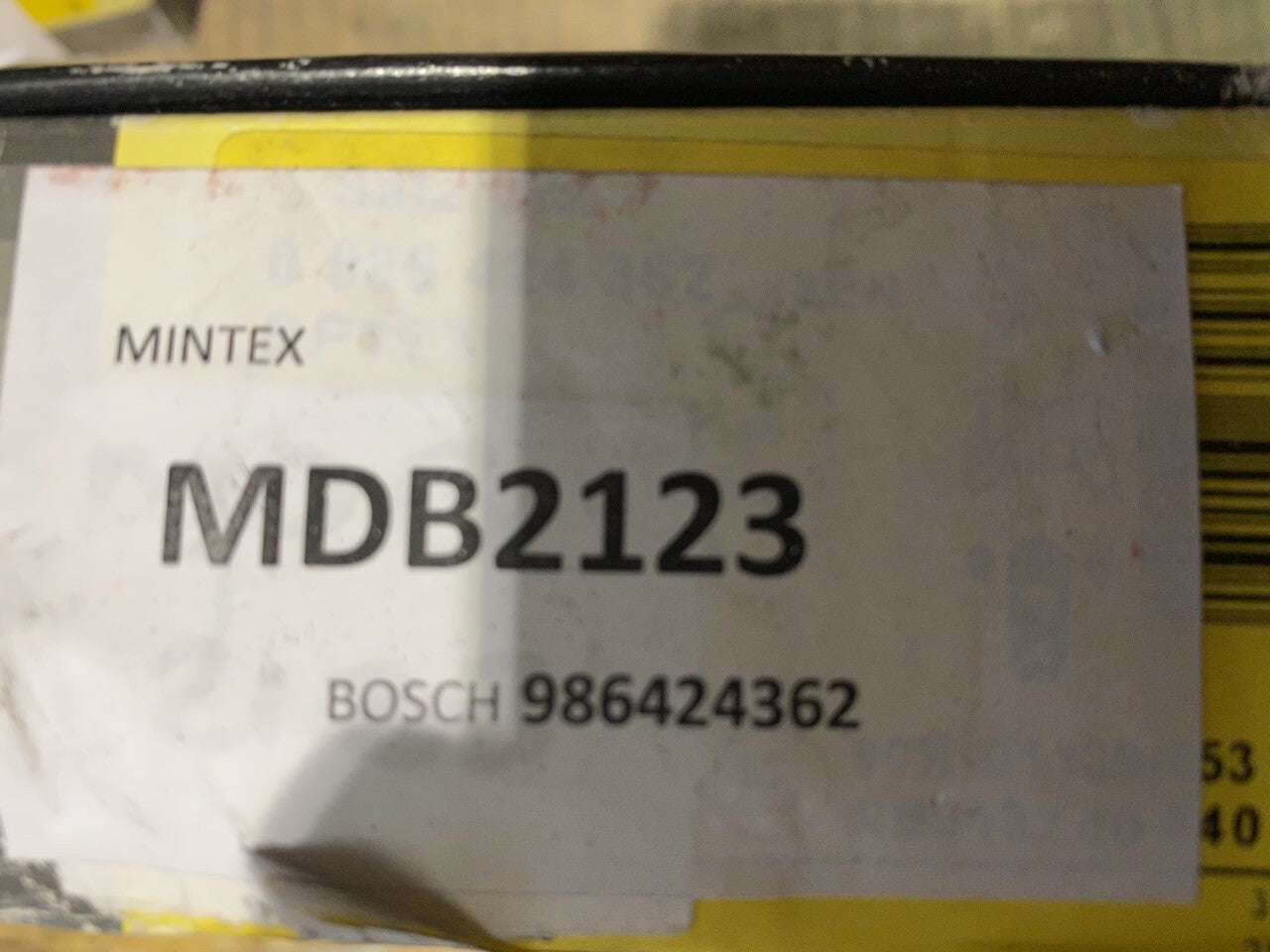 Bosch 0986424362 Brake Pad Set fits Alfa Romeo Fiat