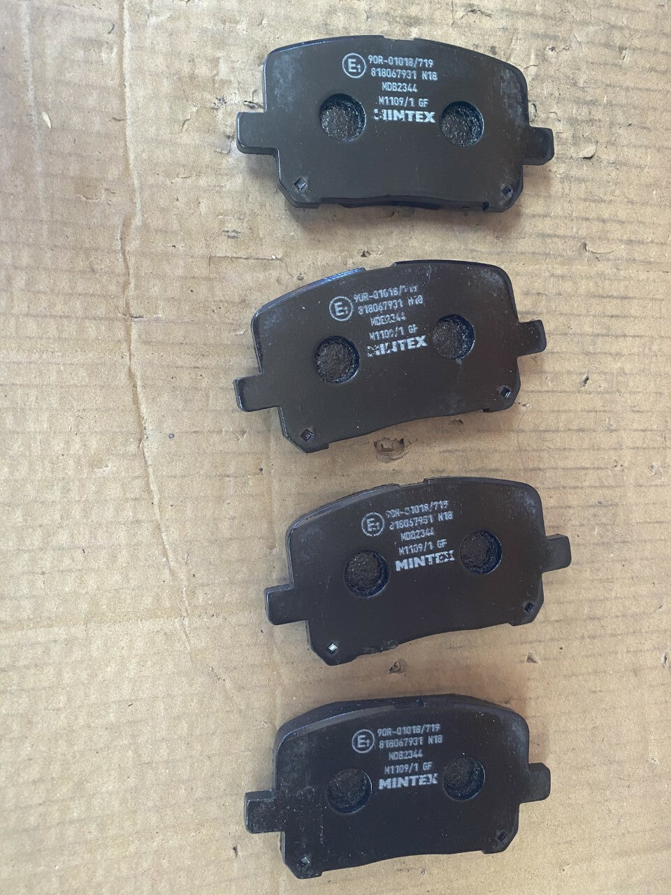 Mintex MDB2344 Front Brake Pad Set fits Toyota