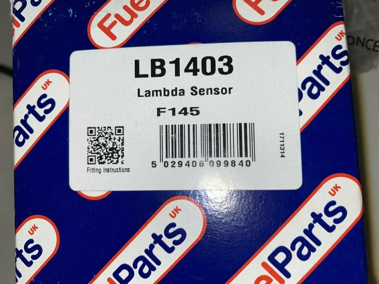 Fuel Parts LB1403 Lambda Sensor Oxygen o2 Sensor fits Vauxhall Opel
