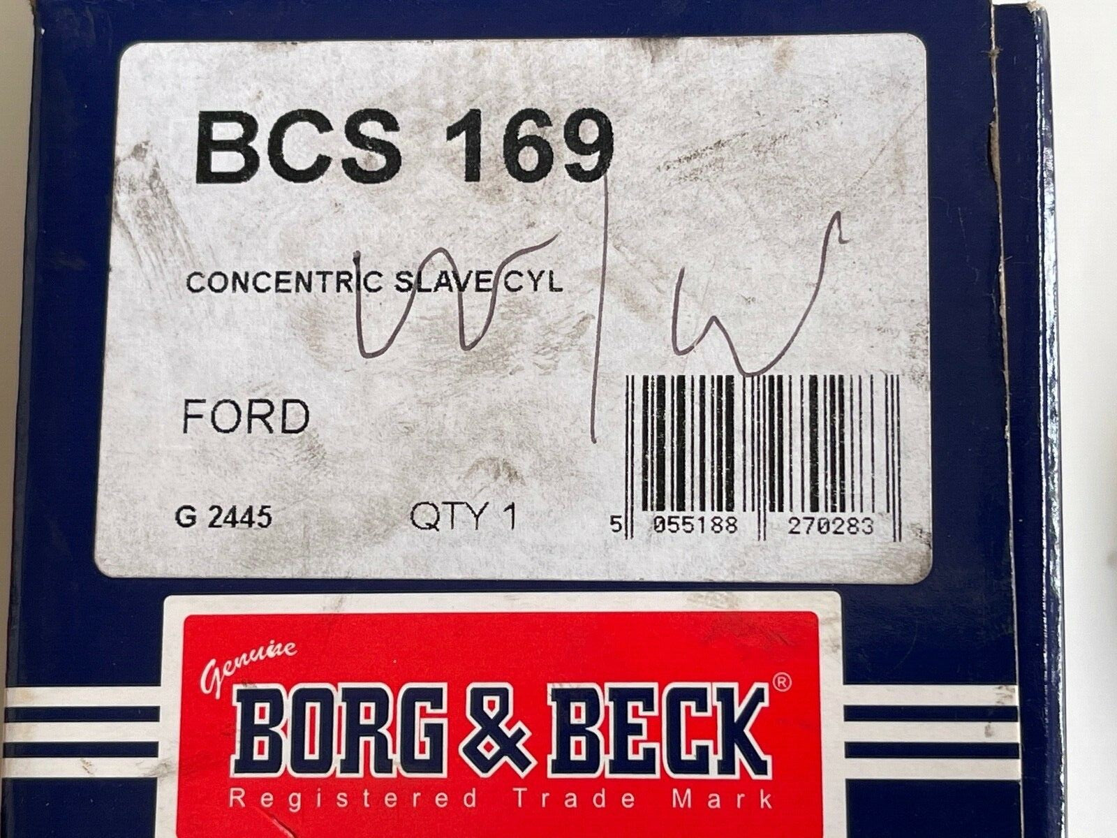 Borg & Beck BCS169 Clutch Concentric Slave Cylinder fits Ford Land Rover