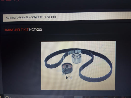 Timing Belt Kit Kia Clarus Sephoa Clarus Estate Shuma Belt & Tensioner KCTK00