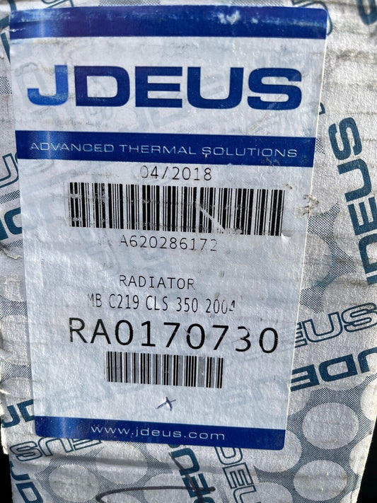 JDEUS RA0170730 53423 Radiator fits Mercedes