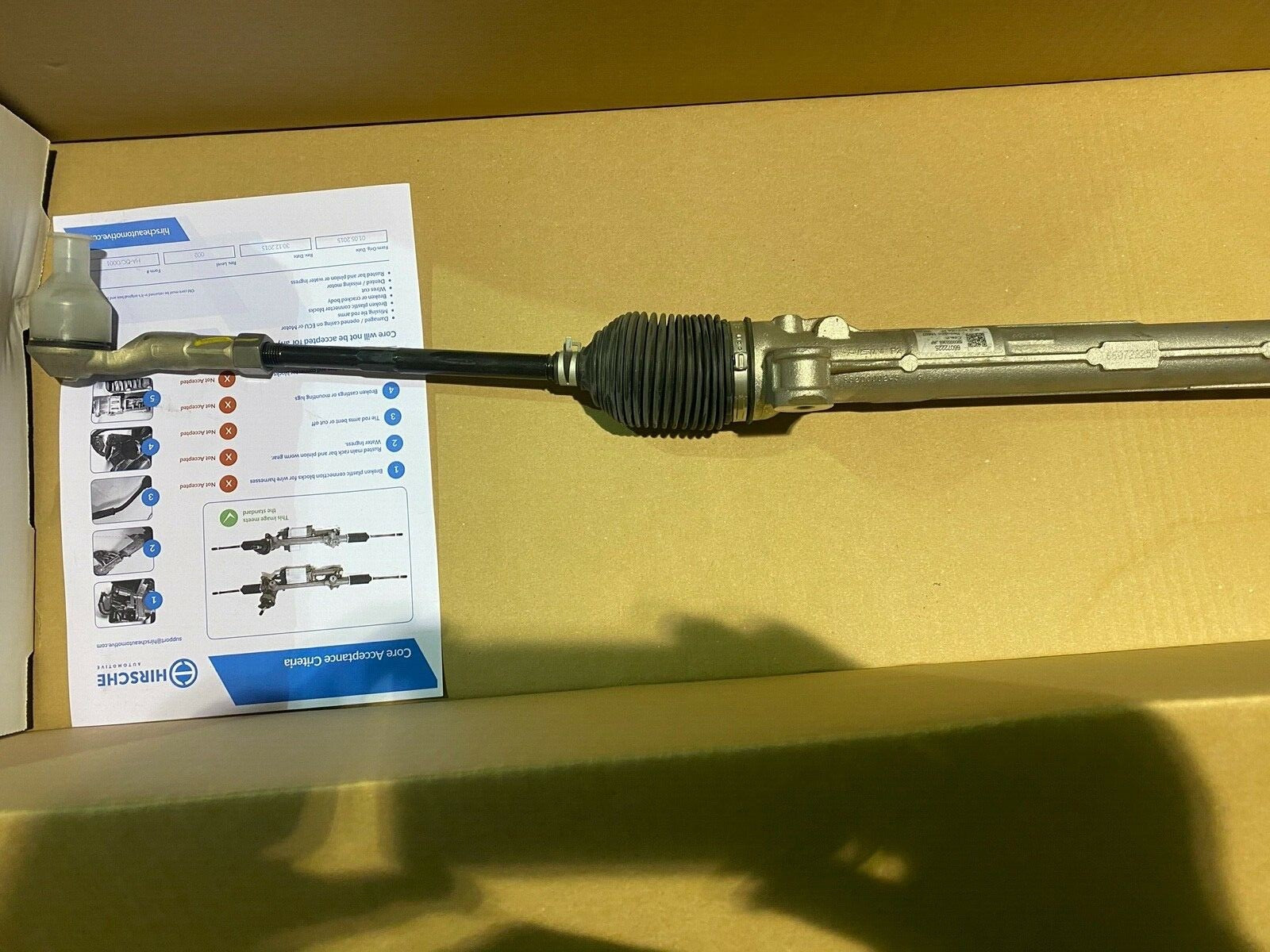 602440541 Hirsche Steering Rack Fits Audi A1 S1 Seat VW 6C2423058H CS55370