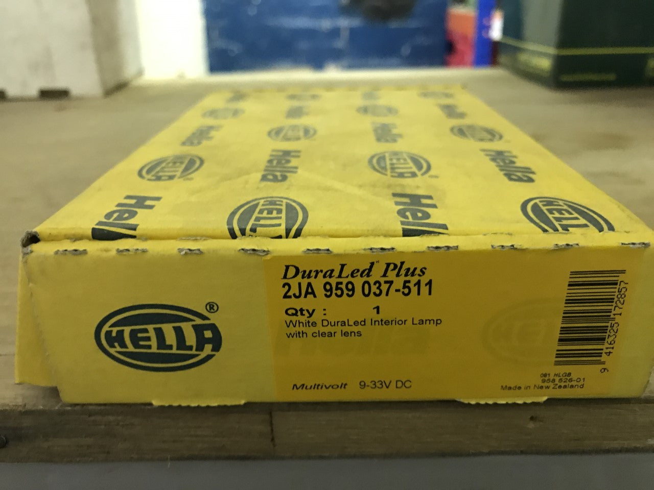 Hella Rear Interior Light 9-33V DC DuraLed White Light Clear Lens 2JA959037511