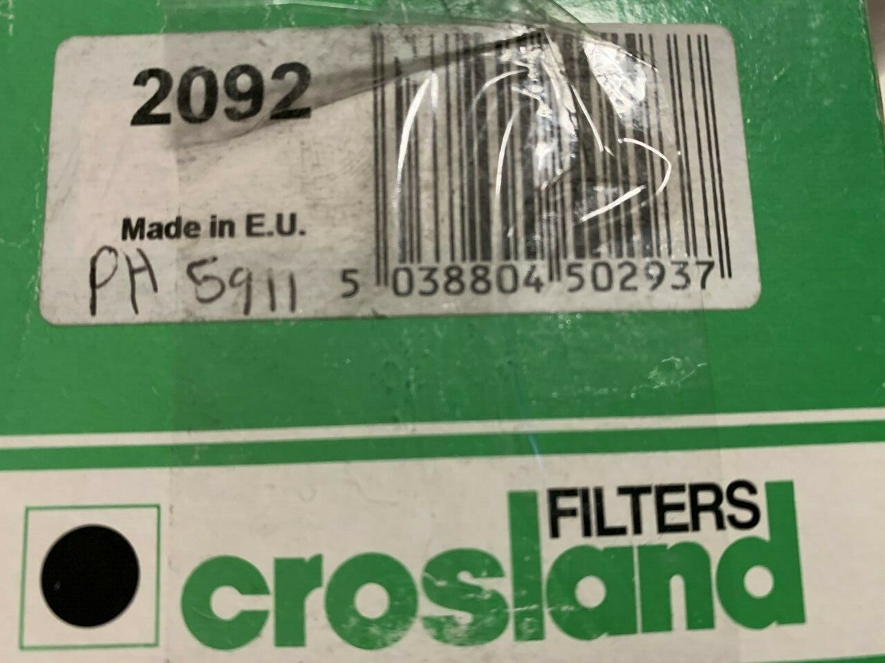 Crosland 2092 Oil Filter fits Renault