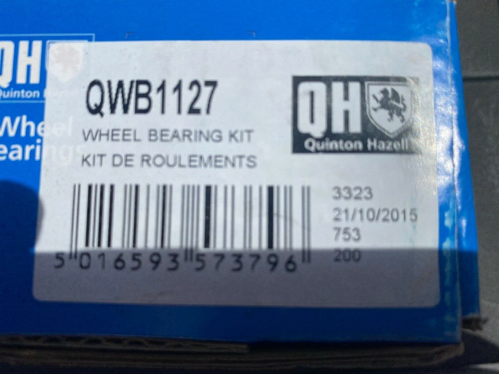 QH QWB1127 Wheel Bearing Kit fits Ford