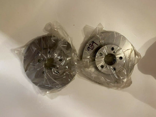 Solid Auto T106110 Brake Disc (Pair) fits Toyota