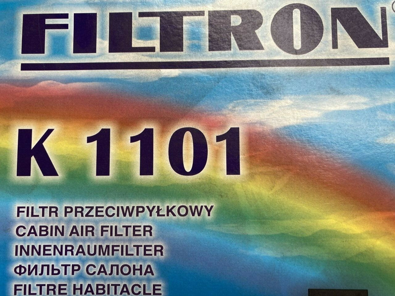 Filtron K1101 Cabin Filter Pollen Filter fits Fiat