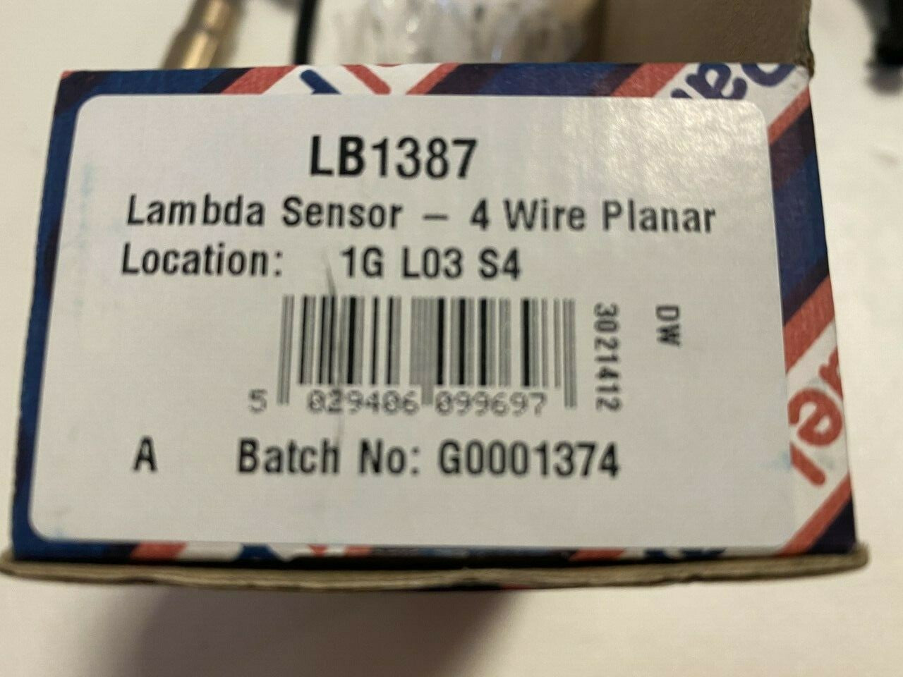 Fuel Parts LB1387 Lambda Sensor Oxygen o2 Sensor fits Citroen Peugeot Renault