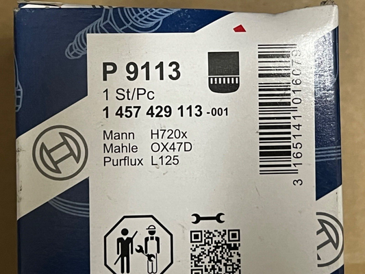 Bosch 1457429113 Oil Filter fits Mercedes