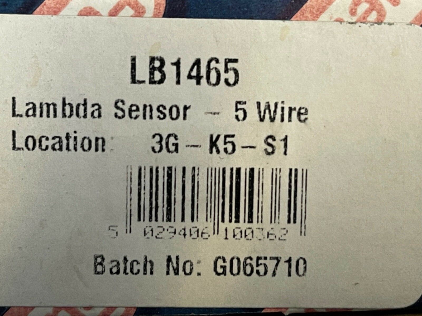 Fuel Parts LB1465 ES10921-12B1 Lambda Sensor fits Audi Seat Skoda VW Volkswagen